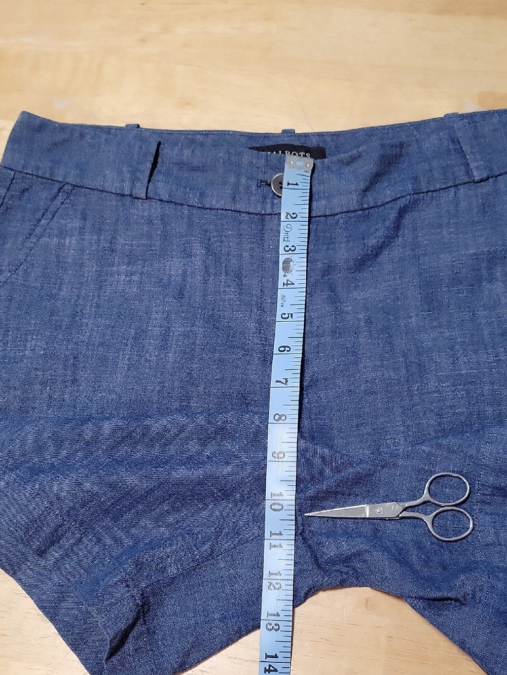 Talbots Petite Chambray Shorts - Picture 6 of 8